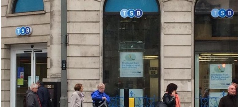 TSB, la filial británica del Sabadell, suprimirá hasta 1.000 empleos en sucursales