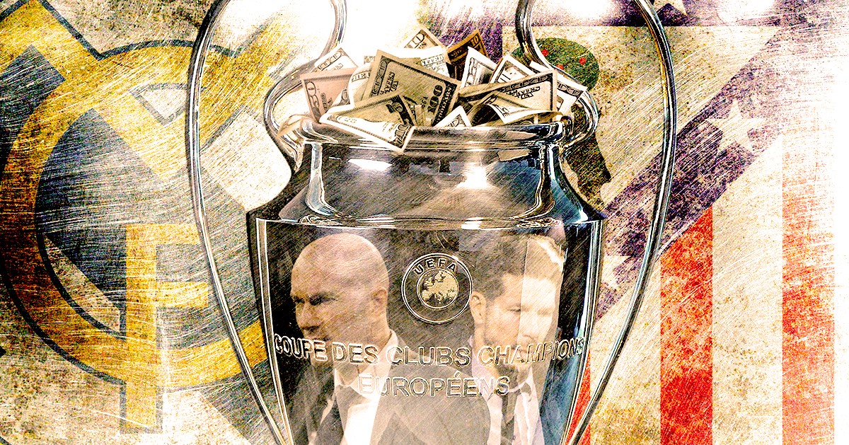 Real Madrid-Atlético de Madrid, una final económica muy desigual