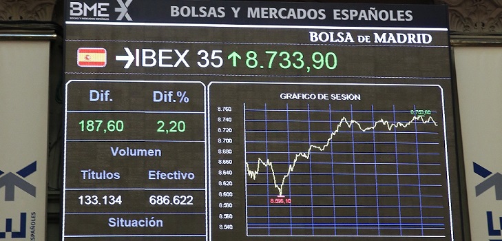 La banca lleva en volandas al Ibex 35