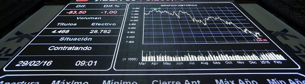 El Ibex 35 pierde el 22% tras su tercer mes seguido de caída