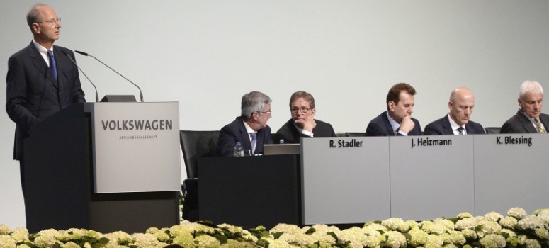 El segundo accionista de VW se abstiene de exculpar a la cúpula del fraude