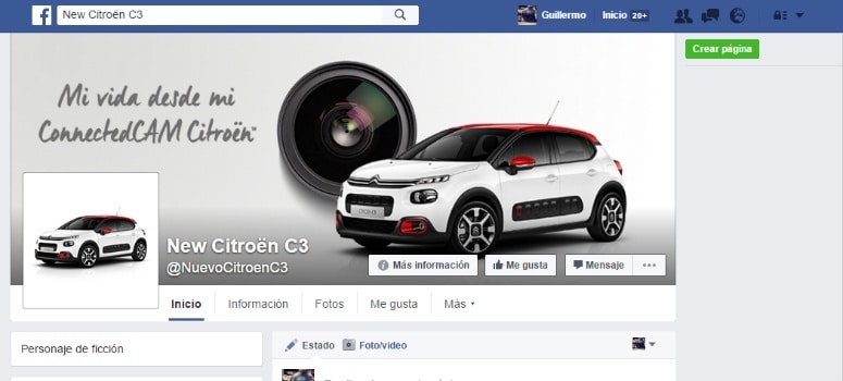 El nuevo Citroën C3 comparte sus hazañas en Facebook
