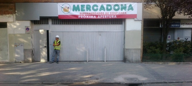Denuncian a Mercadona por las obras de apertura de un local en Chamartín