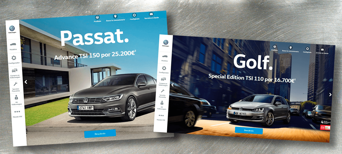 Volkswagen.es, primera página 100% adaptada al móvil