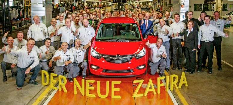 Opel empieza a fabricar  el nuevo Zafira