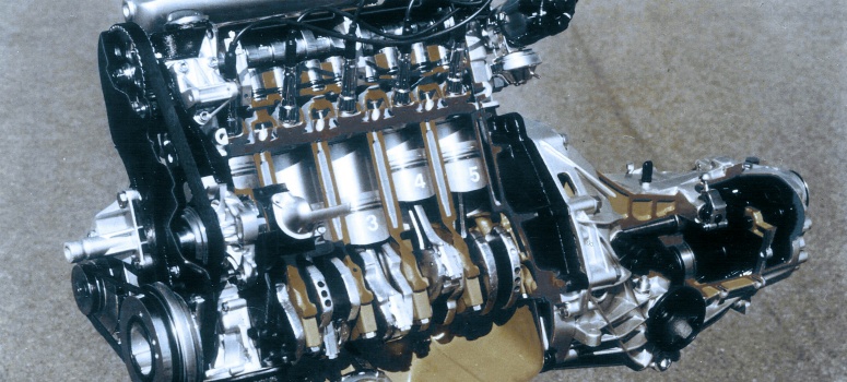Los motores de cinco cilindros de Audi cumplen 40 años