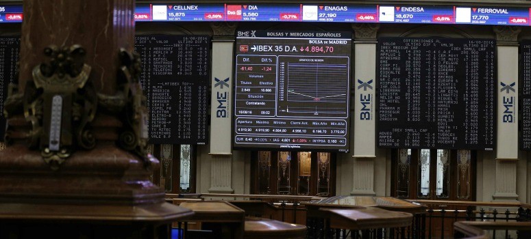 El IBEX recupera los 8.700 por el acero y el petróleo