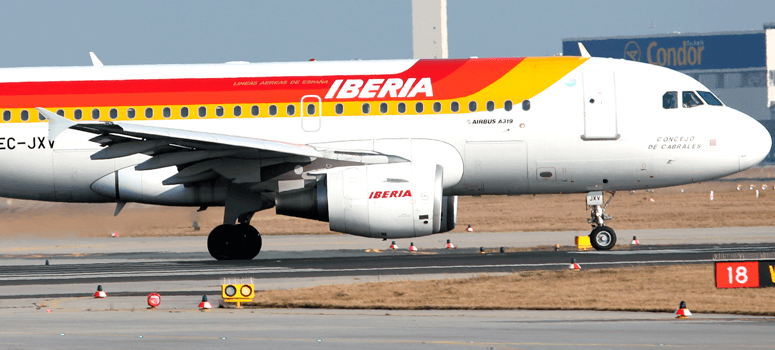 Billetes de Iberia en pesetas y a precios de los 50