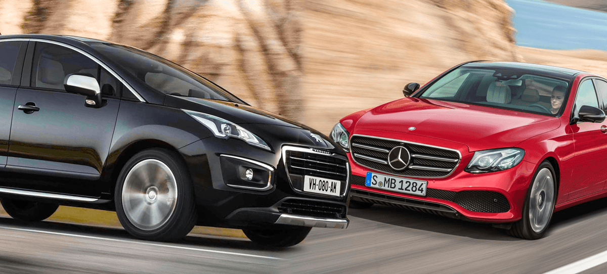 Clase E  y Peugeot 3008, los más seguros