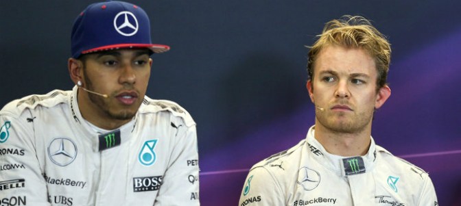 Rosberg irá a la caza de Hamilton en la noche de Singapur