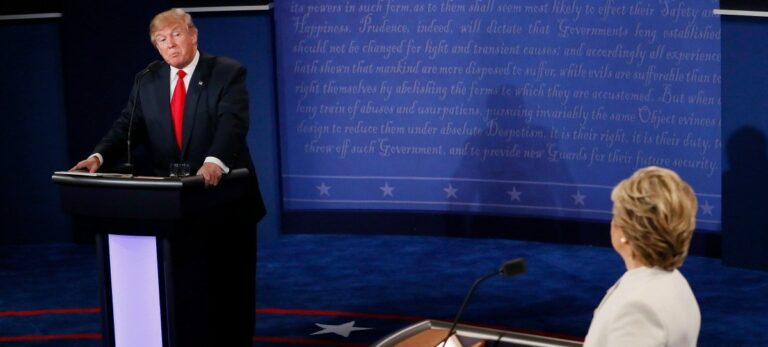 Debate entre Trump y Clinton