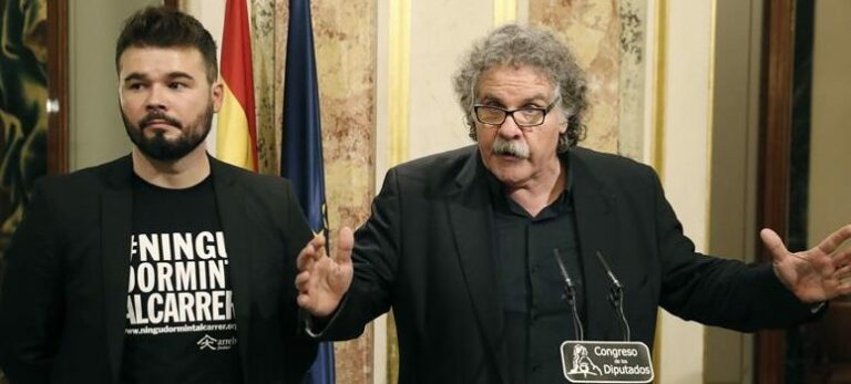 Investidura Rajoy: ERC hace un llamamiento a las naciones ibéricas