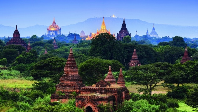  Los templos budistas de Bagan son la respuesta de Myanmar a Angor Wat © lkunl / Getty Images