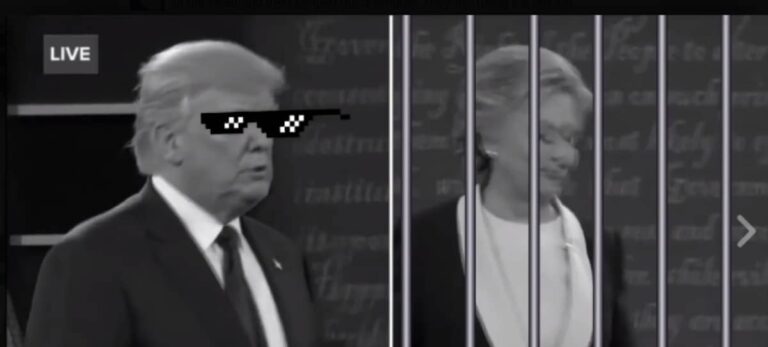 Trump Clinton debate Fake