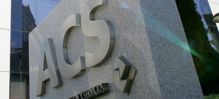 La constructora ACS, presidida por Florentino Pérez
