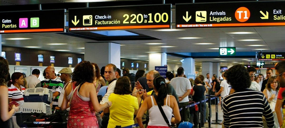 El número de pasajeros de Aena se dispara un 10,8%