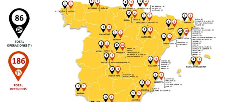 Mapa del Yihadismo en España
