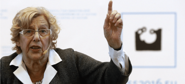 Manuela Carmena, alcaldesa del Ayuntamiento de Madrid./EFE