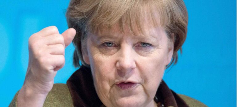 La jefa de Estado de Alemania, Angela Merkel
