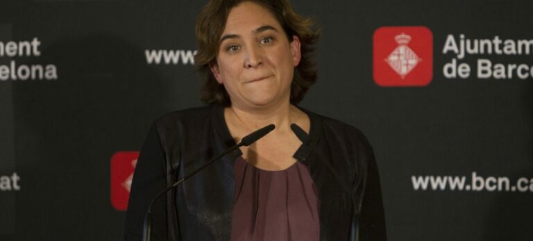 Ada Colau, alcaldesa de la ciudad de Barcelona