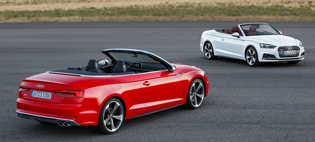 Los nuevos Audi A5 y S5 Cabrio llegarán a los concesionarios en abril de 2017