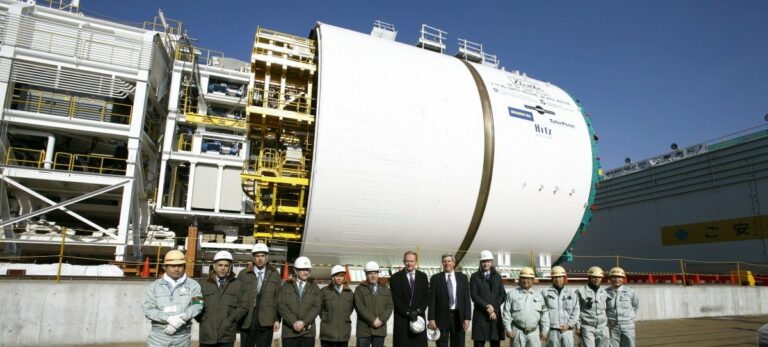 Construcción de una túnel en Seattle por ACS en 2015