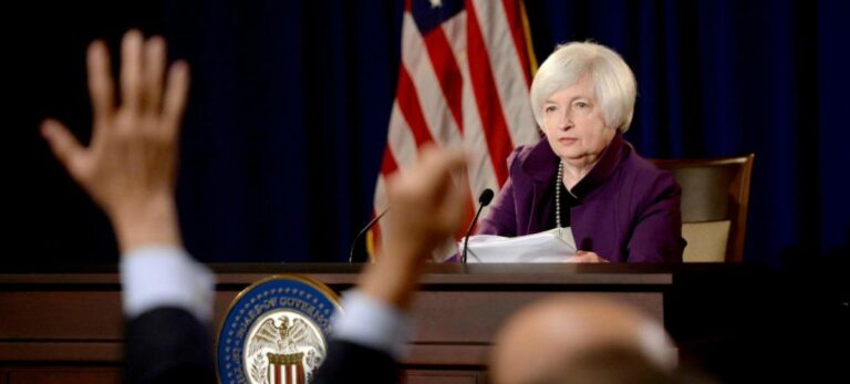 Janet Yellen, presidenta de la FED