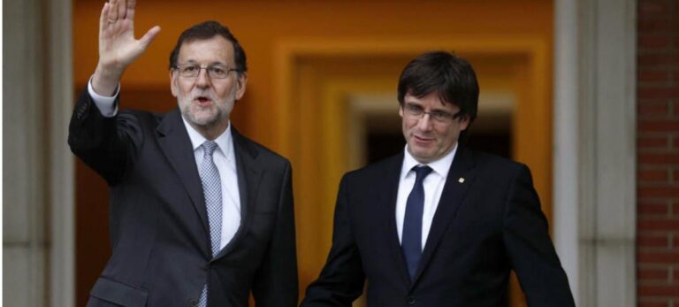 Puigdemont y Rajoy