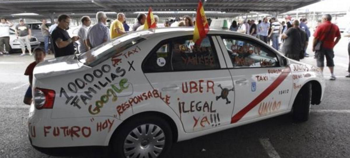 Los taxistas temen su extinción en diez años si no se frena a Uber