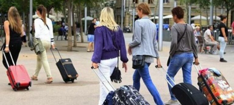 Turistas en Barcelona