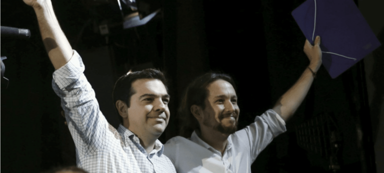 Pablo Iglesias y Alexis Tsipras