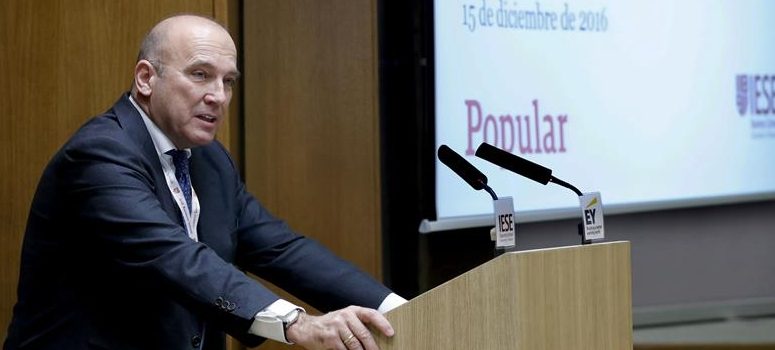 Larena, CEO del Popular: 'Me encontré un banco herido que ahora se recupera'