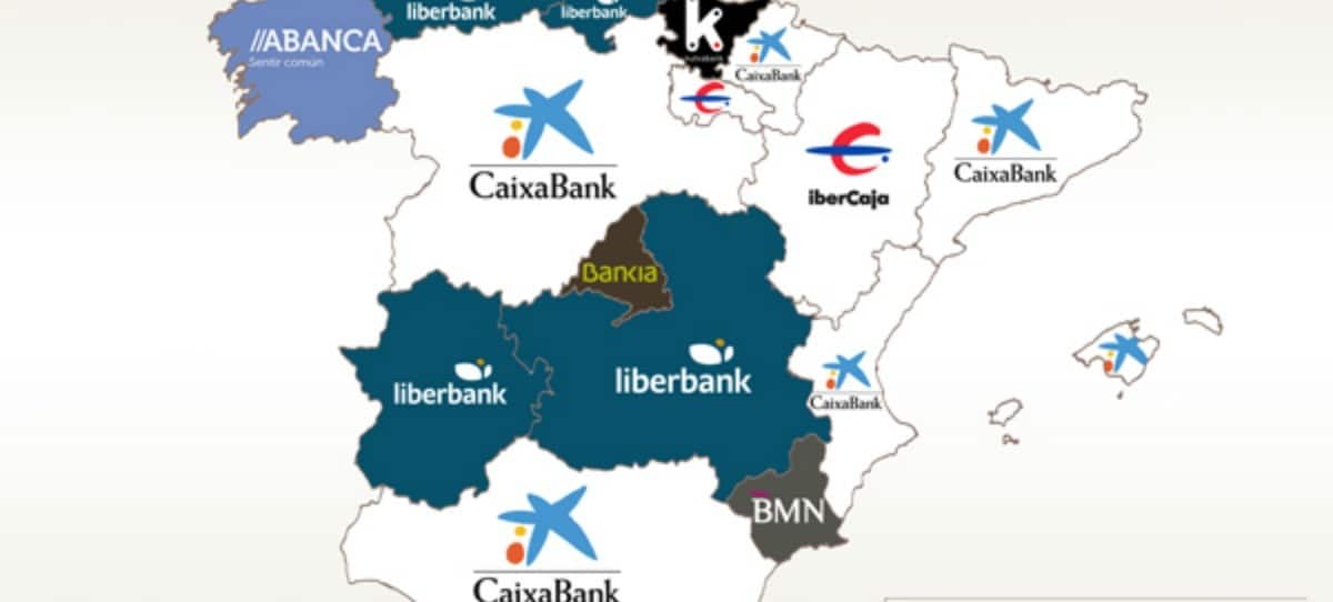 Los bancos con más sucursales por CCAA