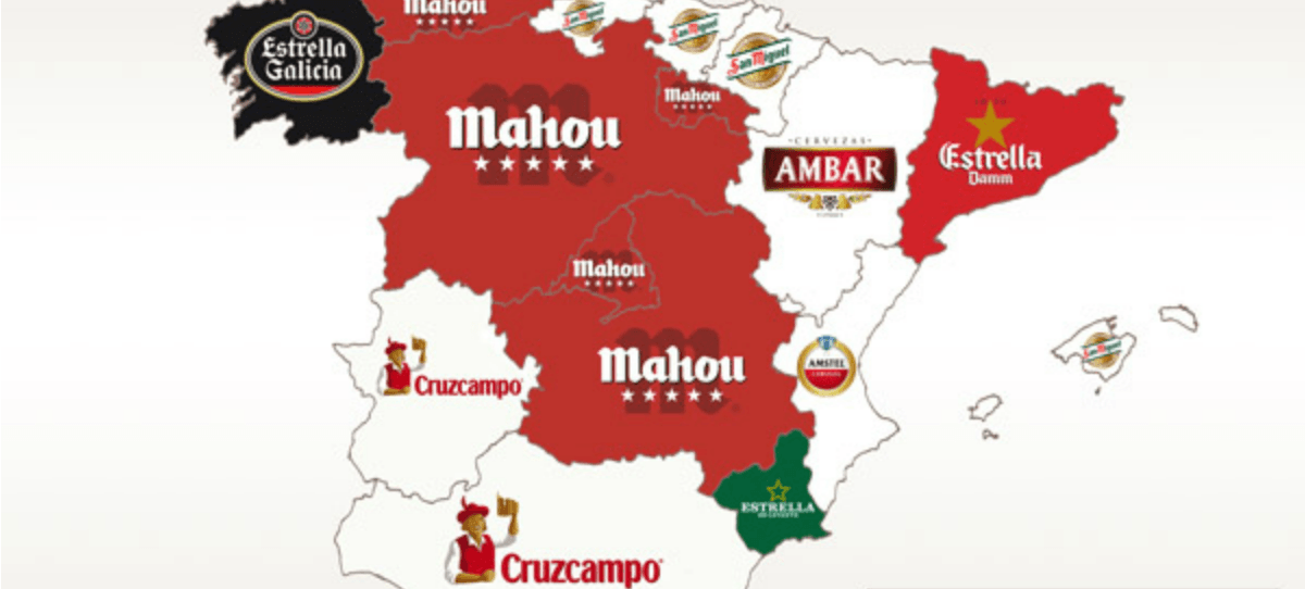 Las marcas de cerveza reinas en cada CCAA