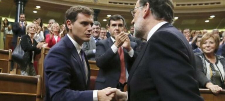 Rivera y Rajoy