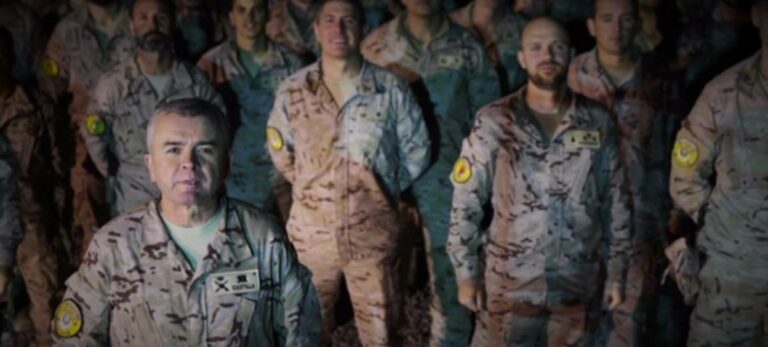 Así felicitan la Navidad los militares españoles desde Irak