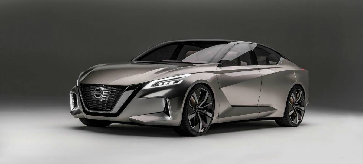 Nissan presenta el concept Vmotion 2.0, futuro de berlinas de la marca