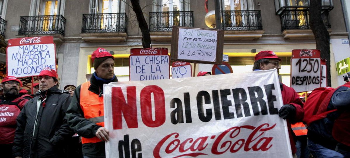 Los trabajadores avisan a Coca-Cola: "Habrá un vietnam americano"