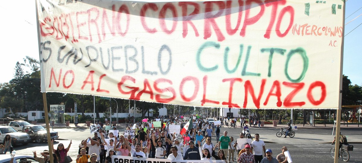 México, en pie de guerra contra el "gasolinazo" de Pemex