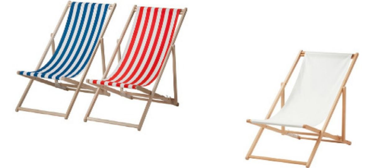 IKEA retira una silla de playa por caídas o atrapamiento de dedos