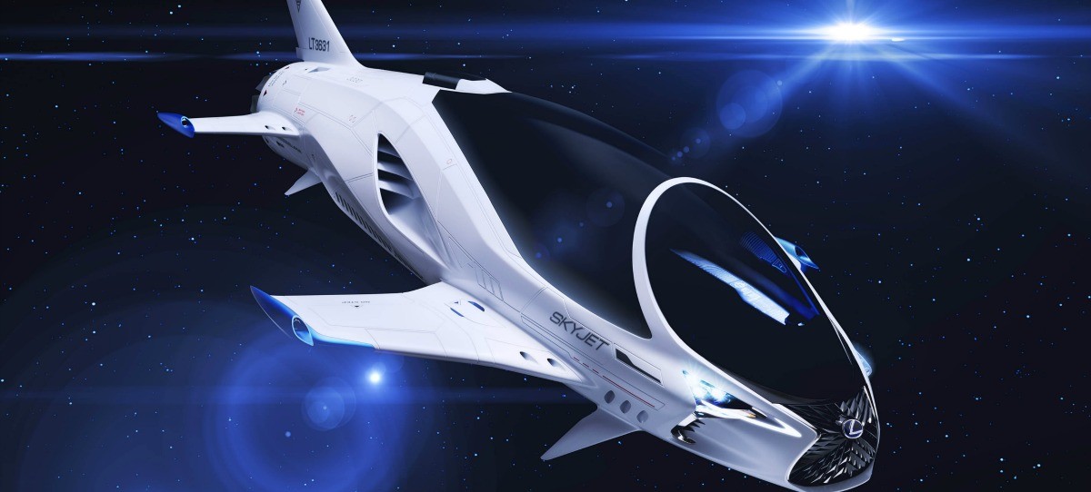 Lexus presenta el 'coche' del siglo XXVIII: 'Skyjet'