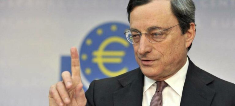 Mario Draghi, presidente del BCE