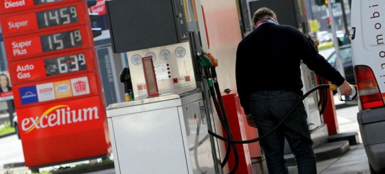 Una imagen de archivo de una gasolinera