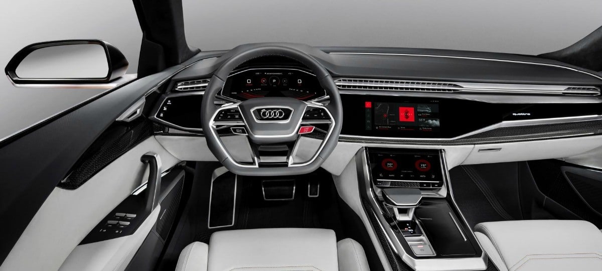 Audi muestra el sistema operativo Android integrado en el Q8 sport concept