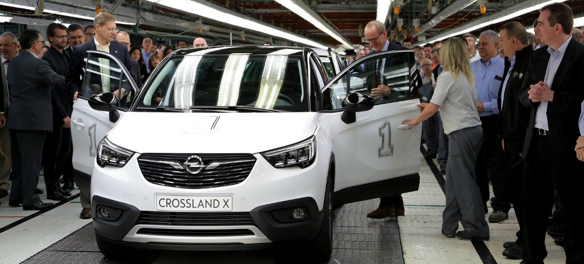 Opel inicia la producción del Crossland X en Zaragoza