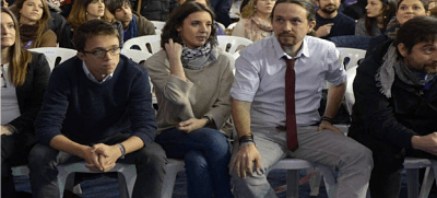 Errejón, Iglesias y Montero