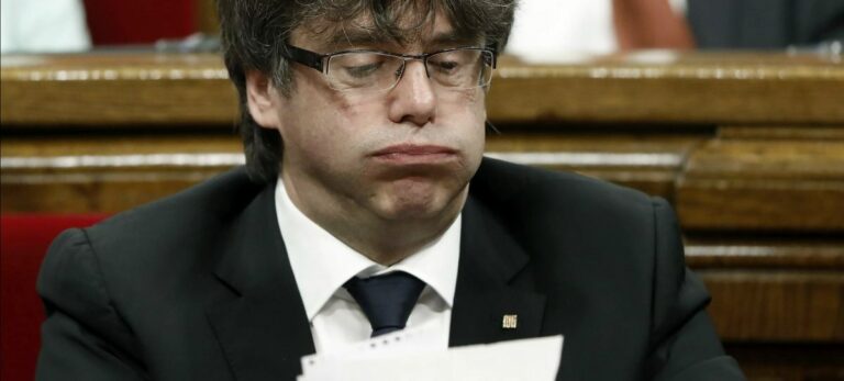 El presidente de la Generalitat, Carles Puigdemont