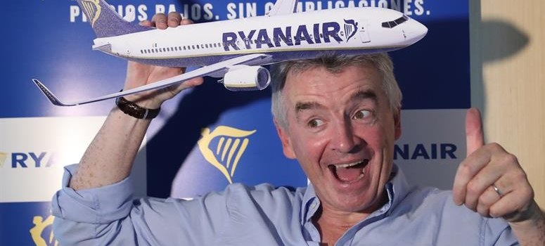 Ryanair se moviliza contra las huelgas de los controladores aéreos