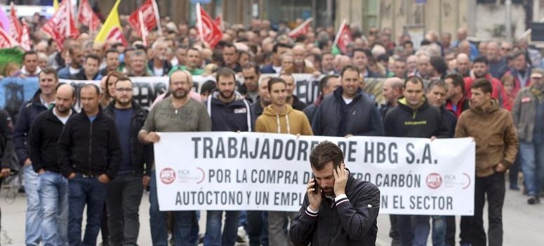 Los mineros piden a la italiana Endesa que compre carbón español