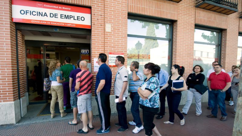 Paro en la UE: tasa media, 6%; tasa media en España, 12,4%, la más alta de Europa